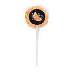 Swirl Lollipop With Round Label - SWIRLPOP1 ORNWHT Label 4CP Swirl Lollipop With Round Label - SWIRLPOP1 ORNWHT Label 4CP