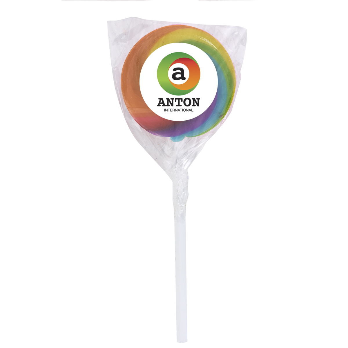 Swirl Lollipop With Round Label 1