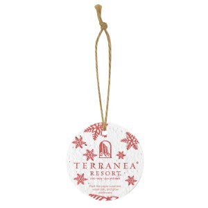 Bloomin® Circle Shaped Plantable Holiday Ornament 1 Bloomin® Circle Shaped Plantable Holiday Ornament 1