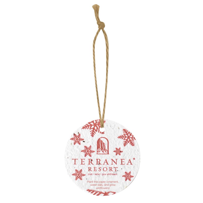 Bloomin® Circle Shaped Plantable Holiday Ornament 1 Bloomin® Circle Shaped Plantable Holiday Ornament 1
