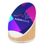 Edgewood Bamboo Speaker & Wireless Charger - 25998 BAMBOO Digibrite Edgewood Bamboo Speaker & Wireless Charger - 25998 BAMBOO Digibrite