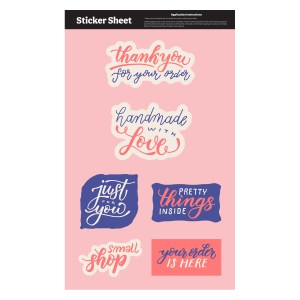 Sticket Sheet 11.5" X 7" Custom Shapes 1 Sticket Sheet 11.5" X 7" Custom Shapes 1