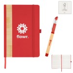 Verse Bamboo Journal With Pen - 99938 REDBAM Silkscreen Verse Bamboo Journal With Pen - 99938 REDBAM Silkscreen