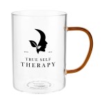 13.5 Oz. Hue Glass Mug - 6064 AMBER Silkscreen 13.5 Oz. Hue Glass Mug - 6064 AMBER Silkscreen