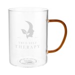 13.5 Oz. Hue Glass Mug - 6064 AMBER Laser 13.5 Oz. Hue Glass Mug - 6064 AMBER Laser