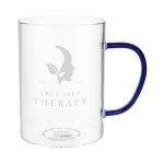 13.5 Oz. Hue Glass Mug - 6064 BLU Laser 13.5 Oz. Hue Glass Mug - 6064 BLU Laser