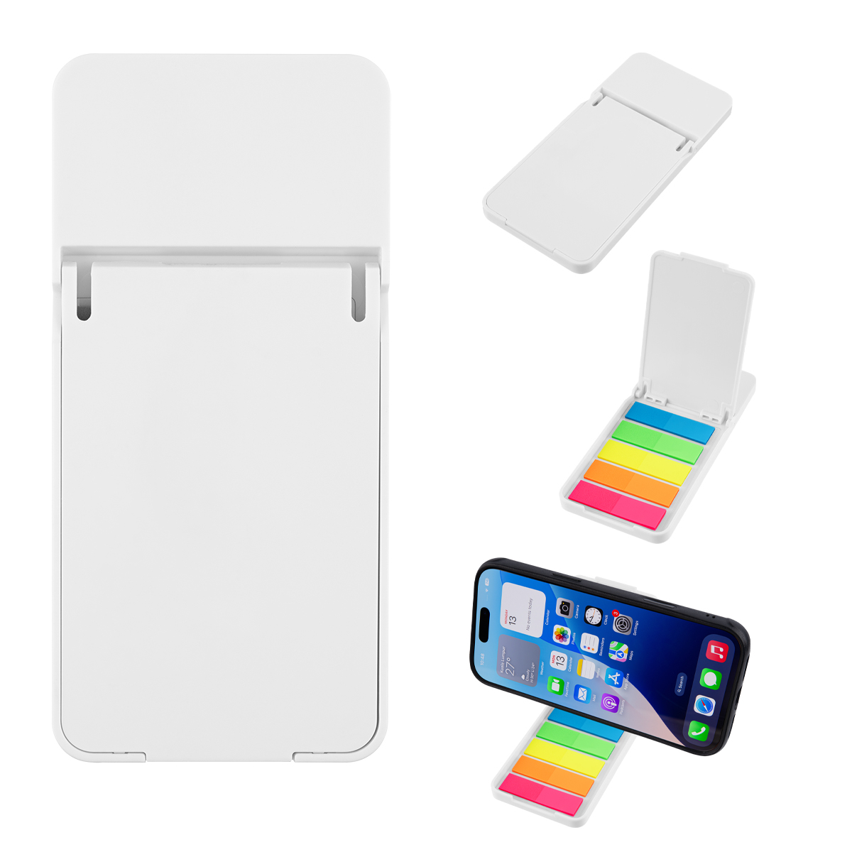 Rabs Flip-up Phone Holder & Sticky Flags 1