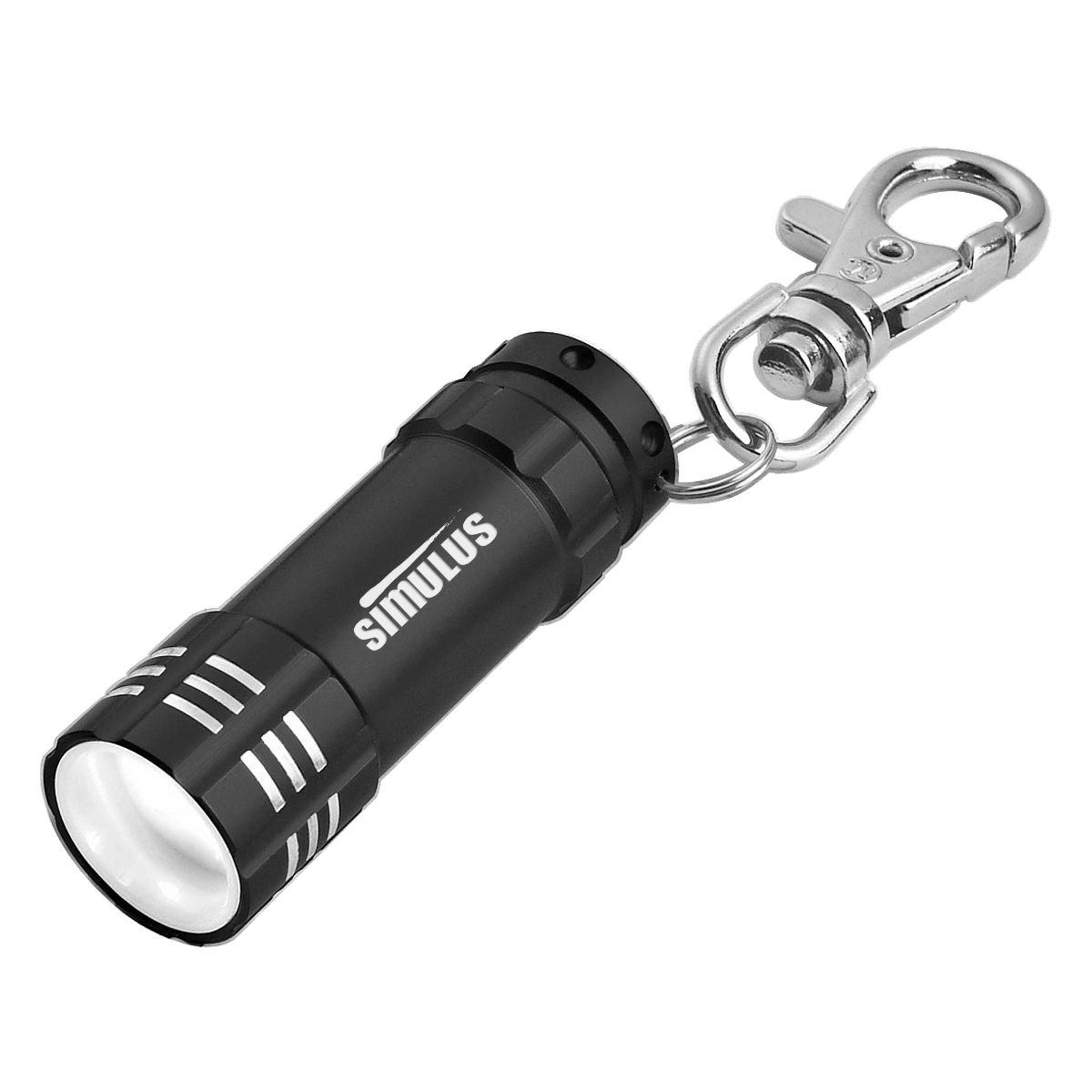 Mini Aluminum Led Flashlight With Key Clip 1