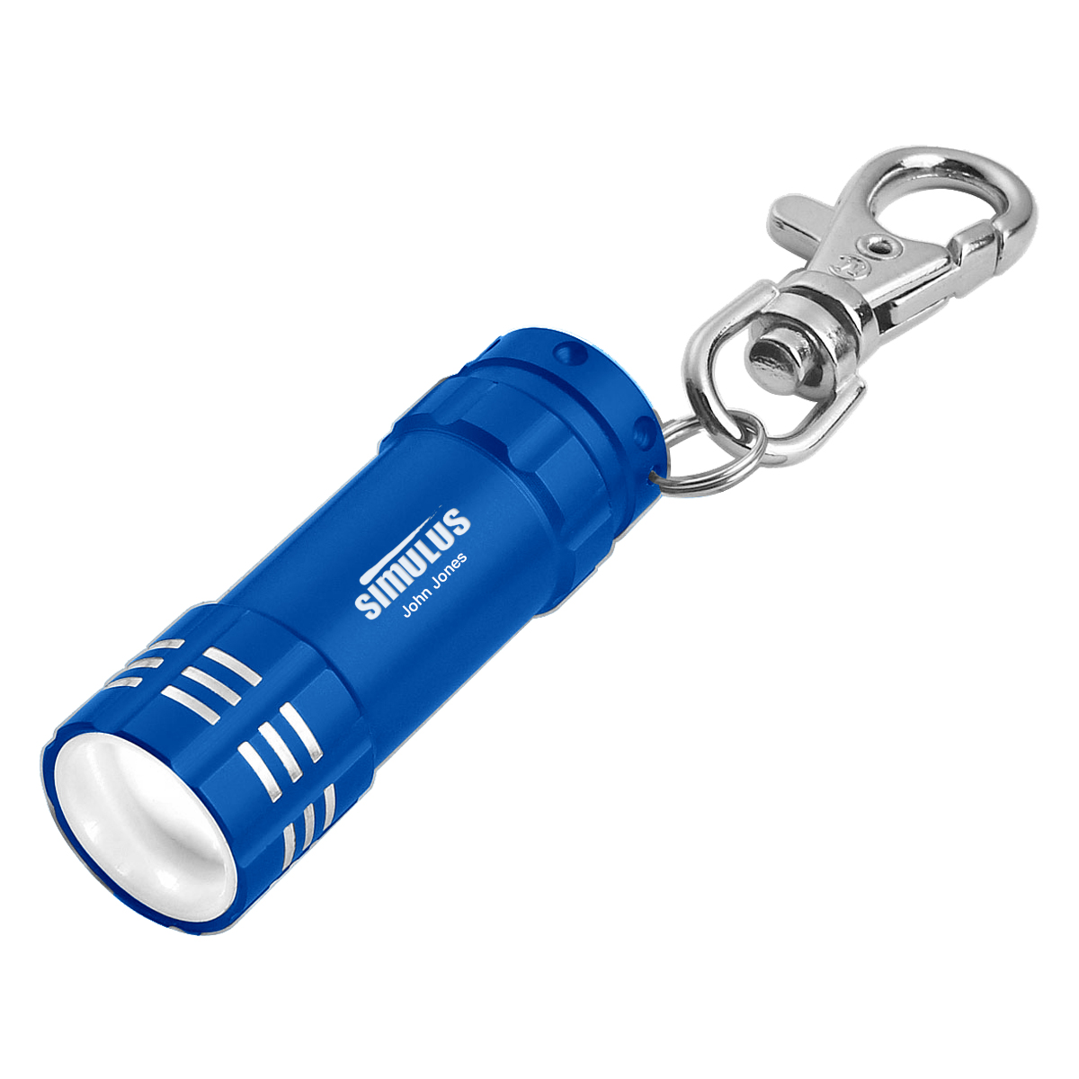 Mini Aluminum Led Flashlight With Key Clip 1