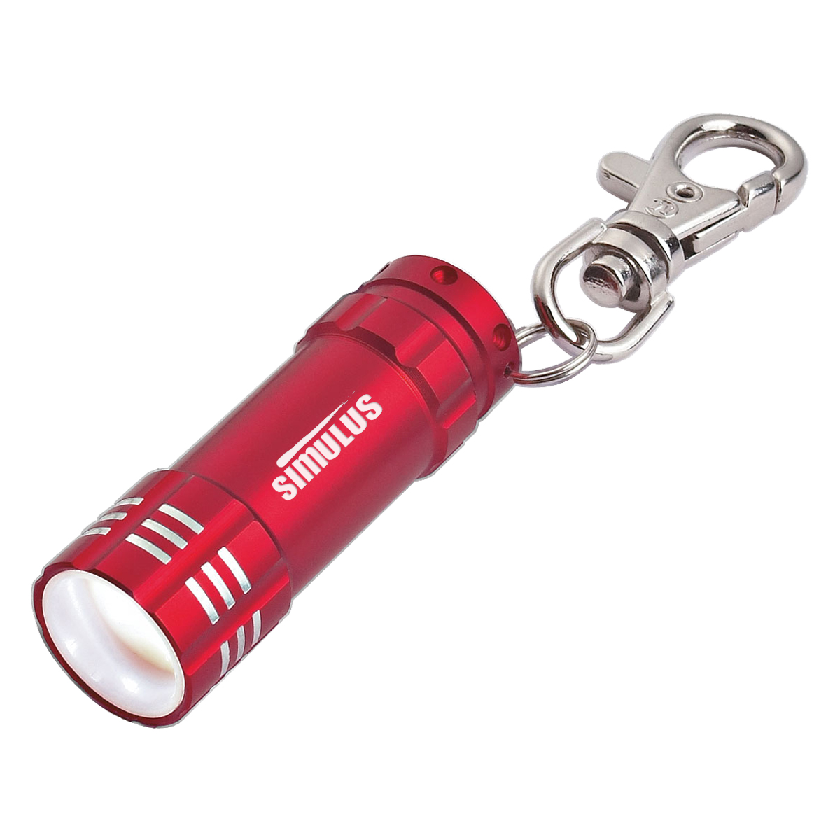 Mini Aluminum Led Flashlight With Key Clip 1