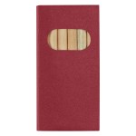 6-piece Colored Pencil Set - 451 RED Silkscreen 6-piece Colored Pencil Set - 451 RED Silkscreen