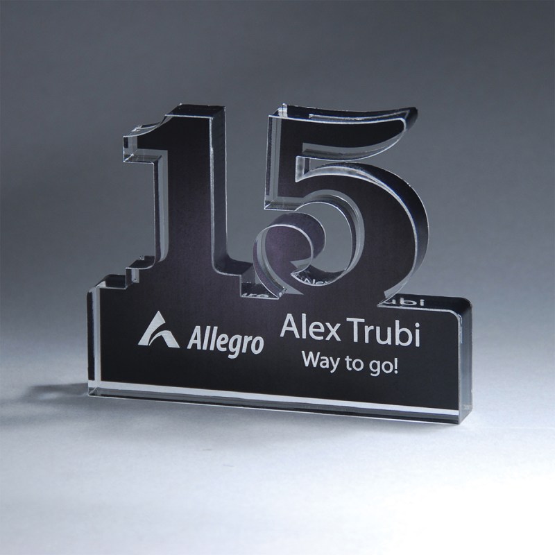 Freestanding 15 Year Anniversary Award 1 Freestanding 15 Year Anniversary Award 1