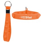Push Pop Stress Reliever Keychain - 20026 ORN Blank Push Pop Stress Reliever Keychain - 20026 ORN Blank