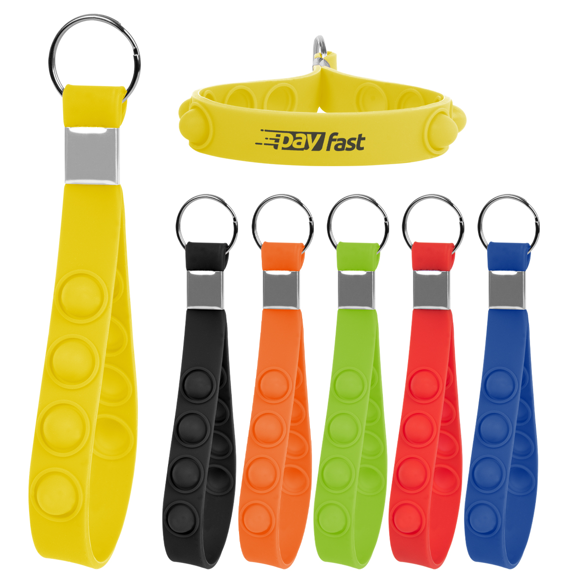 Push Pop Stress Reliever Keychain 1