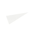 12" X 30" Pennant - 7749 WHT 12" X 30" Pennant - 7749 WHT