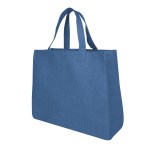 Juliet Jute Tote Bag - 30059 BLU Blank Juliet Jute Tote Bag - 30059 BLU Blank
