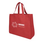 Juliet Jute Tote Bag - 30059 RED Silkscreen Juliet Jute Tote Bag - 30059 RED Silkscreen