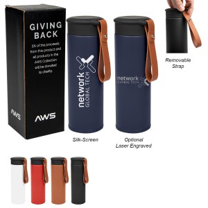 14 Oz. Aws Conrad Stainless Steel Bottle 1 14 Oz. Aws Conrad Stainless Steel Bottle 1