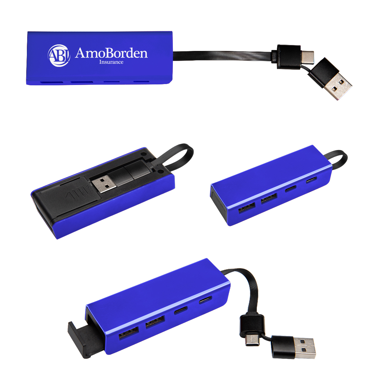 Rabs Type-c & Usb Hub With Phone Stand 1