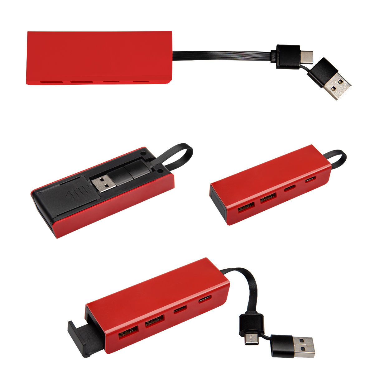 Rabs Type-c & Usb Hub With Phone Stand 1