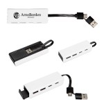 Rabs Type-c & Usb Hub With Phone Stand - 25193 WHT Silkscreen Rabs Type-c & Usb Hub With Phone Stand - 25193 WHT Silkscreen