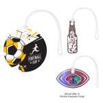 Acrylic Bag Tag - Custom Shape 5" - 75206 ACRYLIC 4CP Acrylic Bag Tag - Custom Shape 5" - 75206 ACRYLIC 4CP