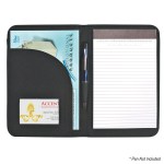 Non-woven 5" X 7" Bubble Padfolio - 6527 REDBLK Silkscreen Non-woven 5" X 7" Bubble Padfolio - 6527 REDBLK Silkscreen