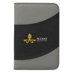 Non-woven 5" X 7" Bubble Padfolio - 6527 ROYBLK Silkscreen Non-woven 5" X 7" Bubble Padfolio - 6527 ROYBLK Silkscreen