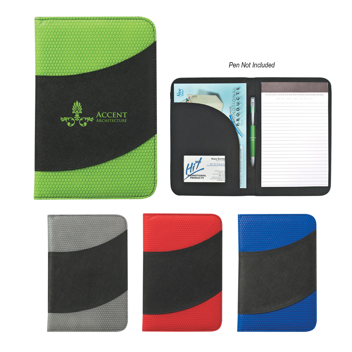 Non-woven 5" X 7" Bubble Padfolio 1