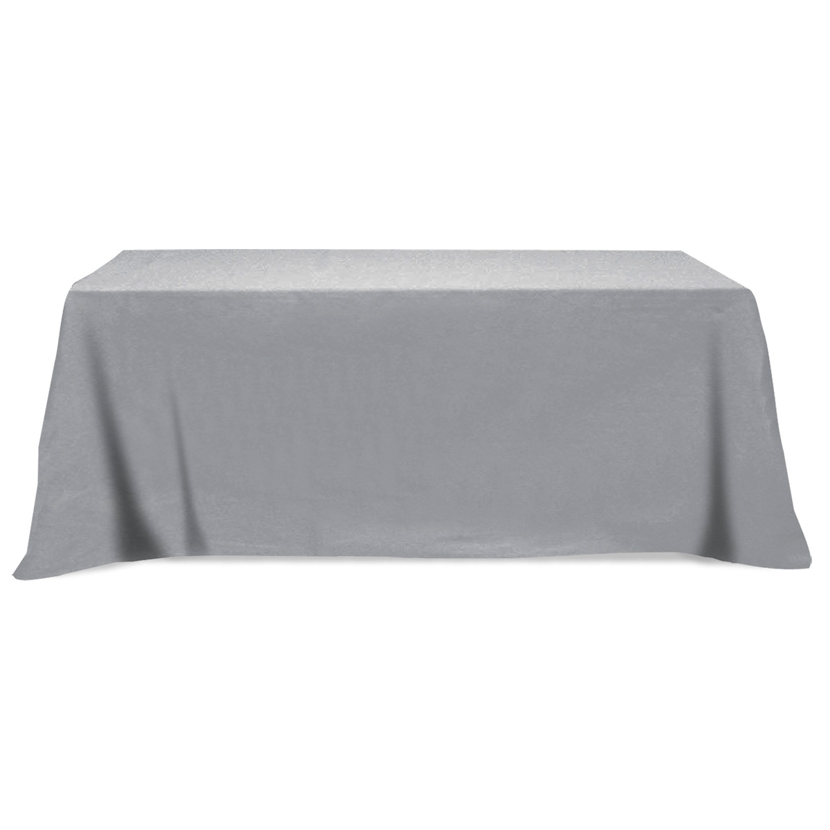 Flat Poly/cotton 3-sided Table Cover - Fits 8' Standard Table 1