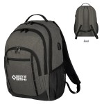 Reagan Heathered Laptop Backpack 1 Reagan Heathered Laptop Backpack 1