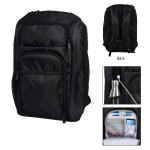 Rfid Laptop Backpack & Briefcase - 3688 BLK Embroidery Rfid Laptop Backpack & Briefcase - 3688 BLK Embroidery