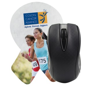 Ribbon Shaped Dye Sublimated Computer Mouse Pad 1 Ribbon Shaped Dye Sublimated Computer Mouse Pad 1
