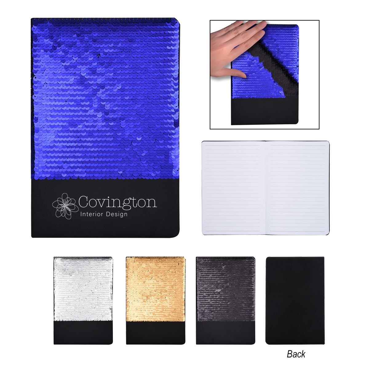 Flip Sequin Notebook 1