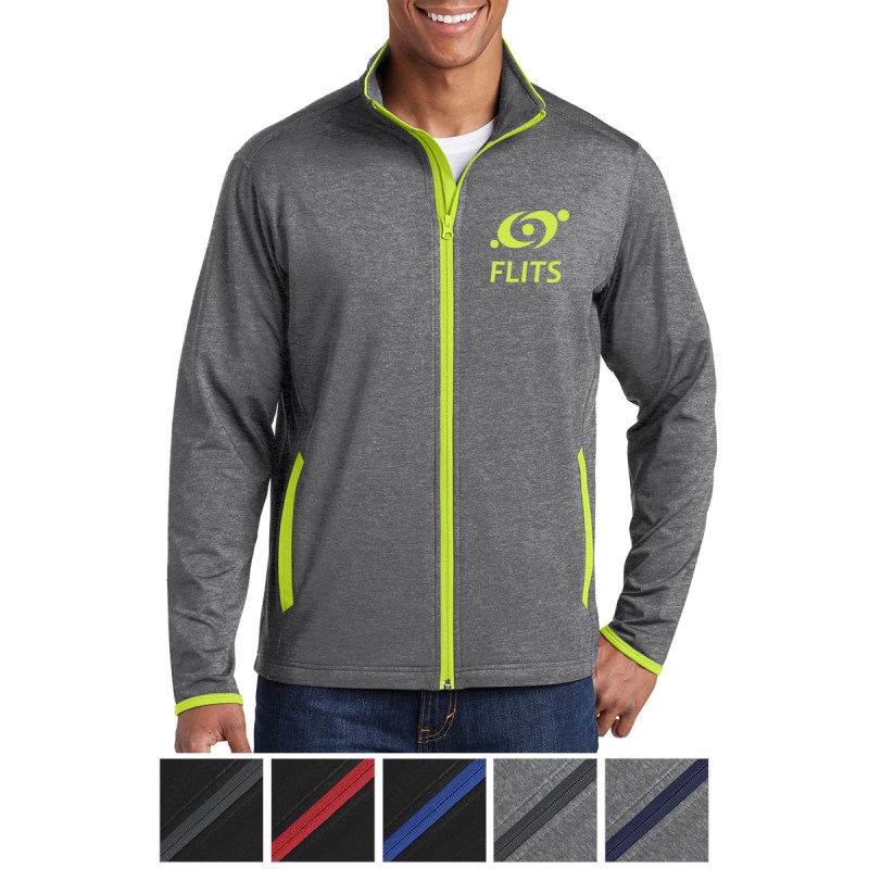 Sport-tek® Sport-wick® Stretch Contrast Full-zip Jacket 1 Sport-tek® Sport-wick® Stretch Contrast Full-zip Jacket 1