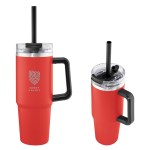 30 Oz. Intrepid Recycled Stainless Steel Tumbler - 51036 RED Silkscreen 30 Oz. Intrepid Recycled Stainless Steel Tumbler - 51036 RED Silkscreen