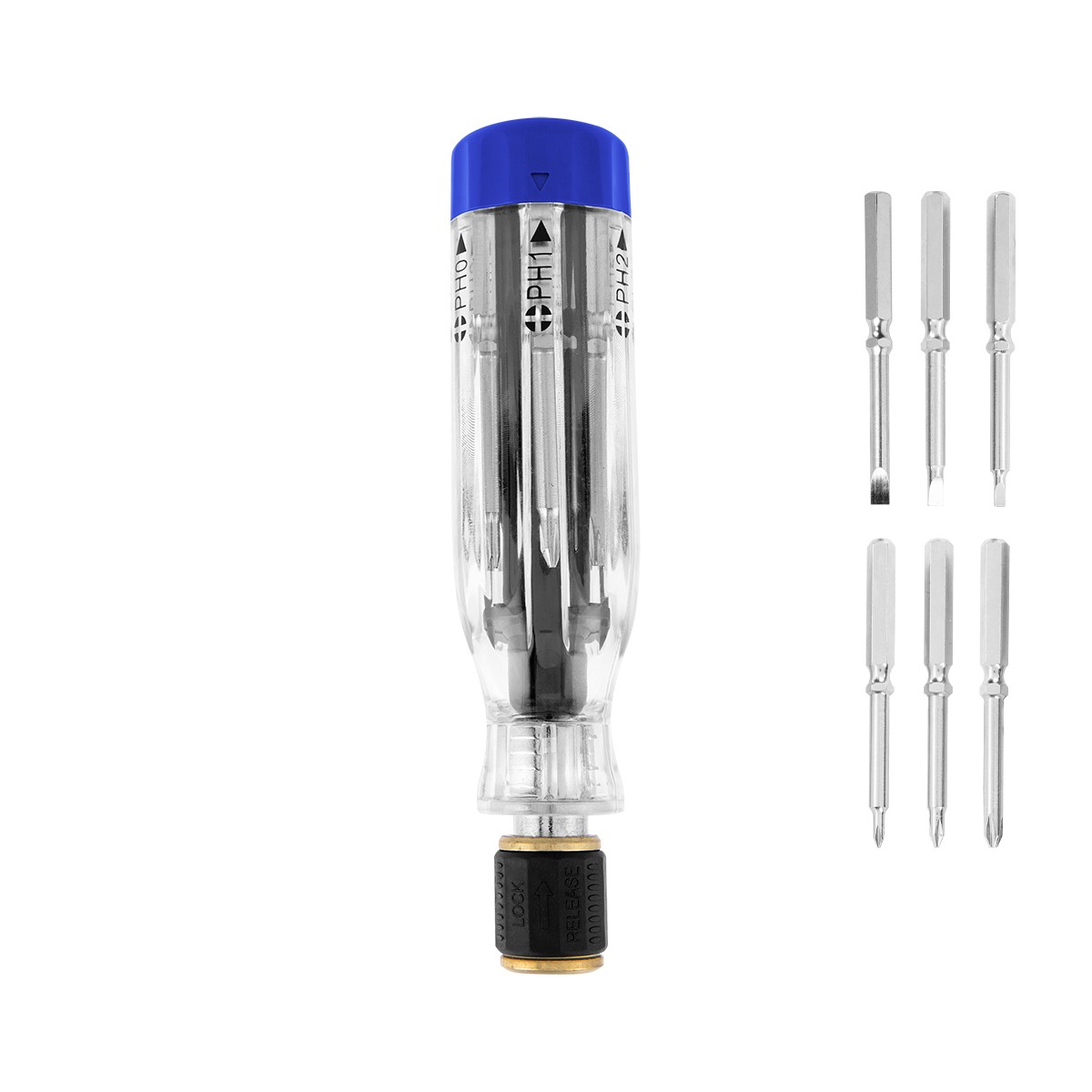 6-in-1 Quick Release Screwdriver 1