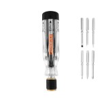 6-in-1 Quick Release Screwdriver - 20109 BLKCLR Padprint 6-in-1 Quick Release Screwdriver - 20109 BLKCLR Padprint