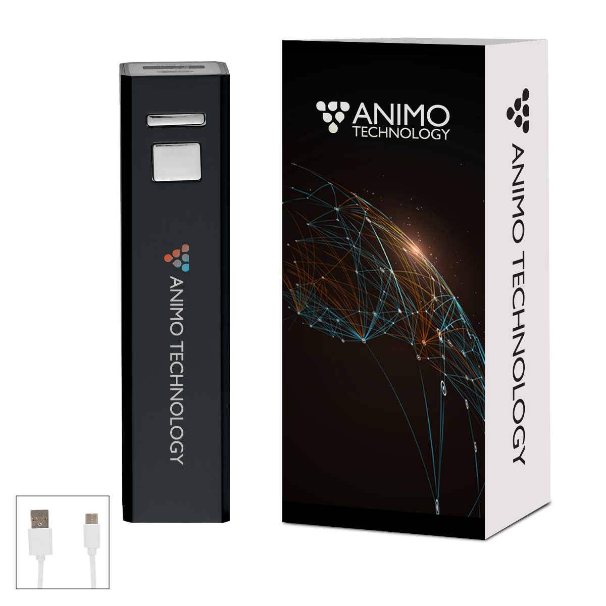 Ul Listed 2,200 Mah On-the-go Power Bank 2.0 With Custom Box 1