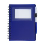 Spiral Notebook With Id Window - 6920 FSTWHT Silkscreen Spiral Notebook With Id Window - 6920 FSTWHT Silkscreen