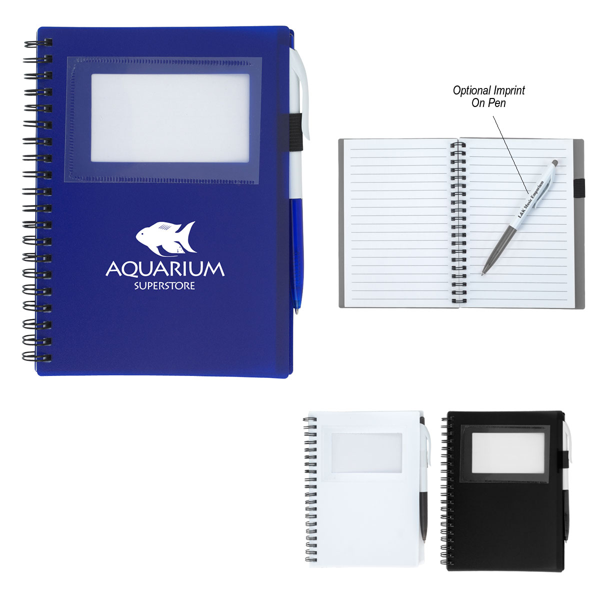 Spiral Notebook With Id Window 1