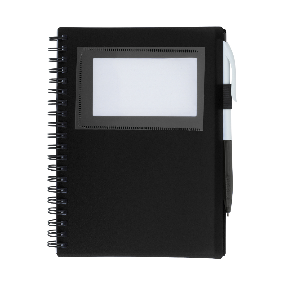 Spiral Notebook With Id Window 1