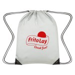 Celestial Reflective Drawstring Bag - 3843 SIL Silkscreen Celestial Reflective Drawstring Bag - 3843 SIL Silkscreen