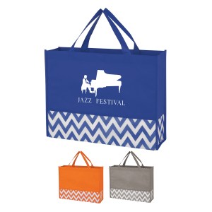 Zigzag Non-woven Tote Bag 1 Zigzag Non-woven Tote Bag 1