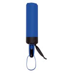 44" Arc Telescopic Diamond Top Vented Umbrella - 4150 BLKBLU Blank Open Top 44" Arc Telescopic Diamond Top Vented Umbrella - 4150 BLKBLU Blank Open Top