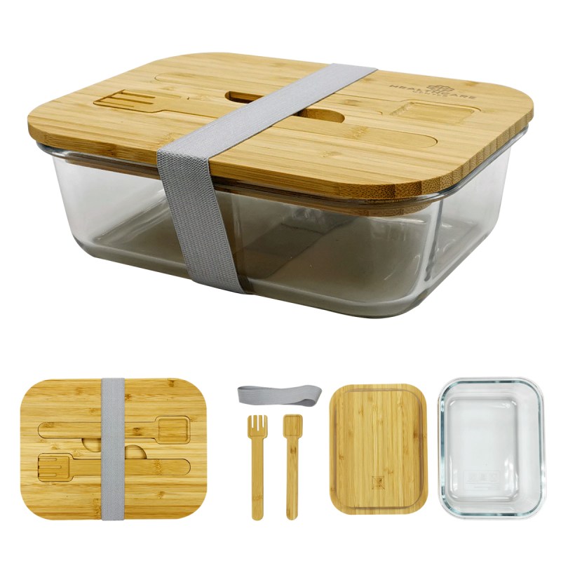 Chow Bella Glass Bento Box 1 Chow Bella Glass Bento Box 1