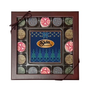 Custom Printed Chocolate Bar With 16 Truffles 1 Custom Printed Chocolate Bar With 16 Truffles 1