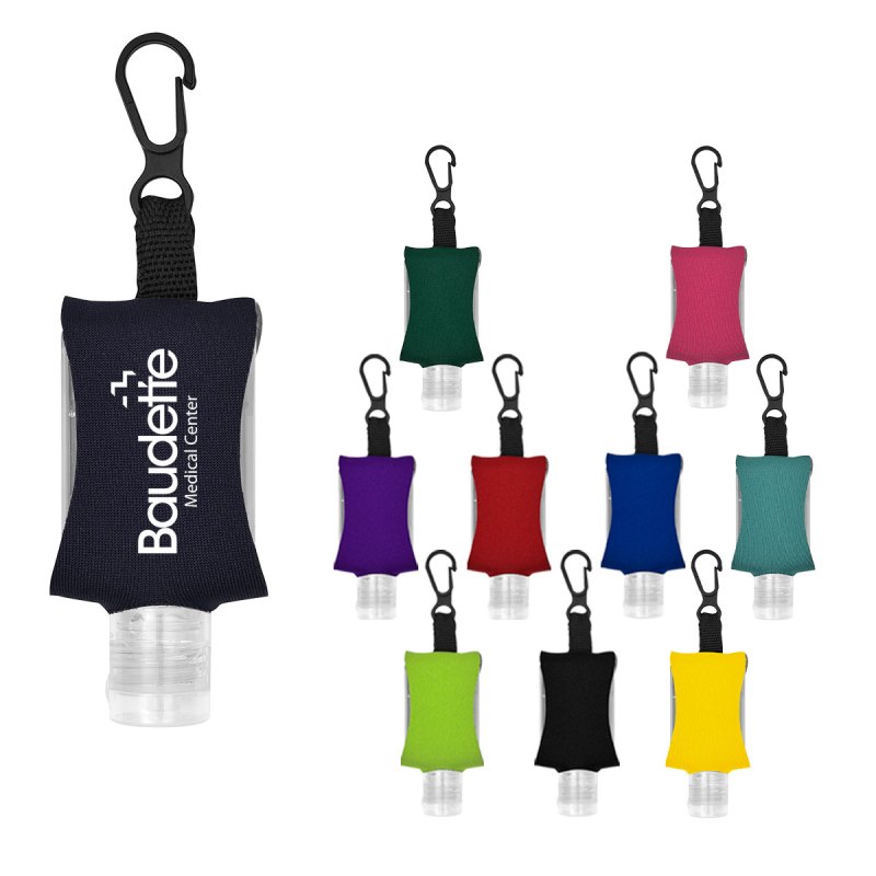 .5 Oz. Hand Sanitizer With Eva Case And Clip 1 .5 Oz. Hand Sanitizer With Eva Case And Clip 1