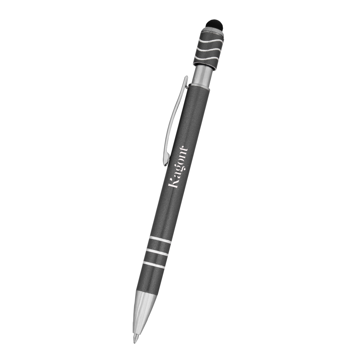 Spin Top Pen With Stylus 1