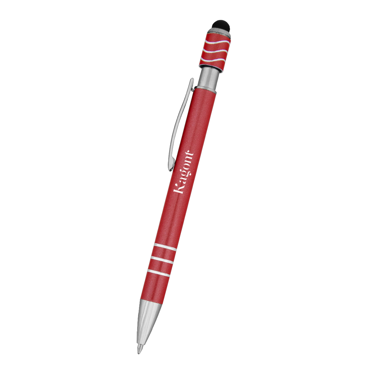 Spin Top Pen With Stylus 1